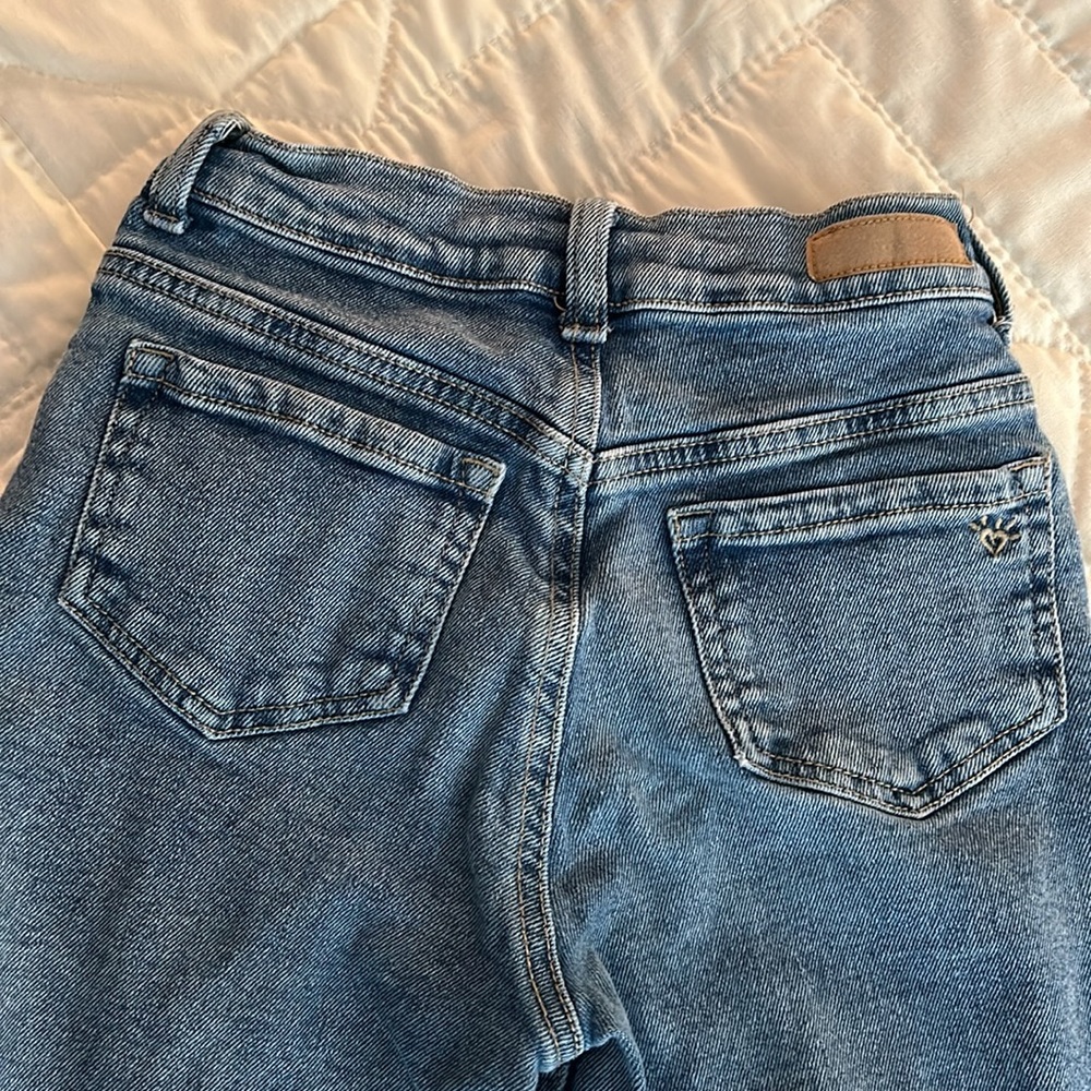 🌸Girls Justice/Mom Jeans/Peace,Love/12 - Picture 6 of 7